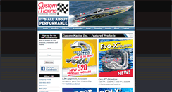 Desktop Screenshot of custommarine.com